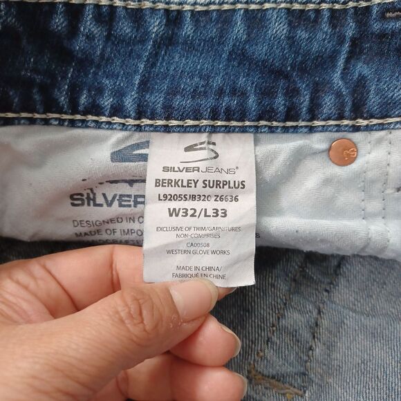 Silver Jeans Berkley Surpus Bootcut Jeans Women's Size W32 L33 - Picture 9 of 14